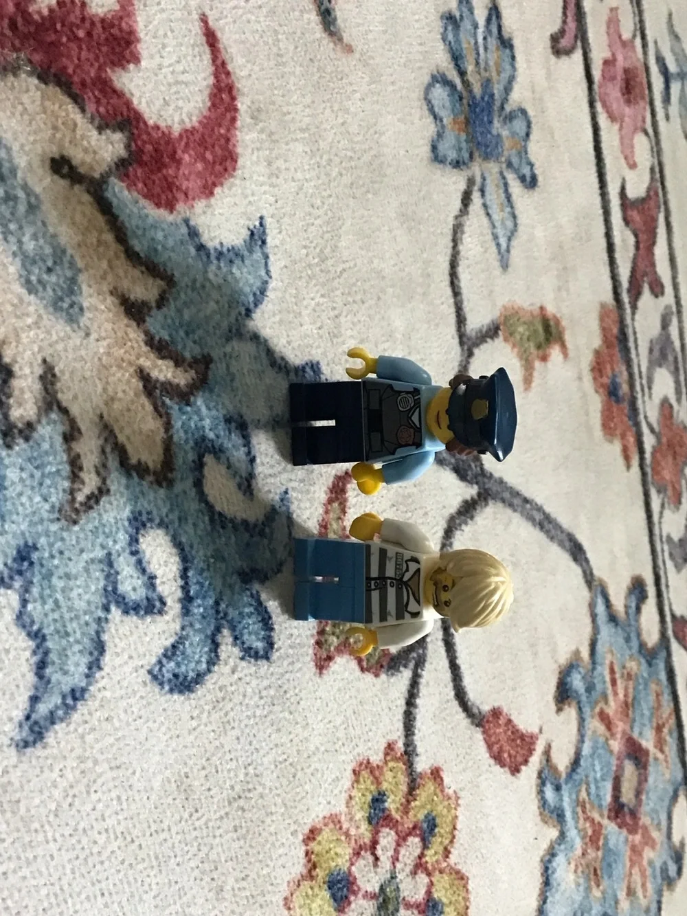 Lego White Blue Police Helicopter with Translucent Blue Cockpit - Picture 3 of 3